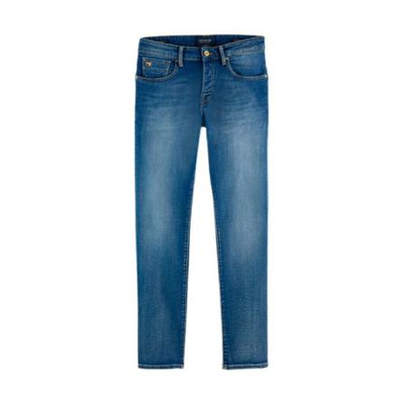 Scotch & Soda, Pants Blauw, Heren, Maat:W38