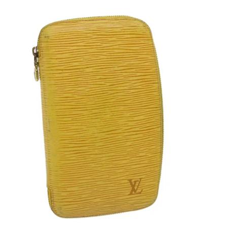 Louis Vuitton Vintage, Pre-owned Leather Wallet Geel, Dames, Maat:ONE Size