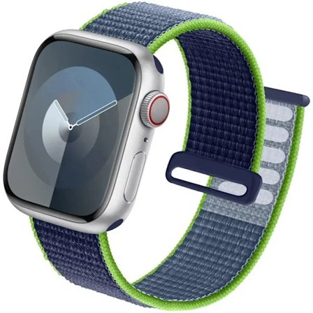 Nylon Loop Armband för Apple Watch Armband 49mm Ultra2 44mm 40mm 45mm 41mm 46-42mm Armband för iwatch armband Serie 9 8 se 7 6 5 4 10