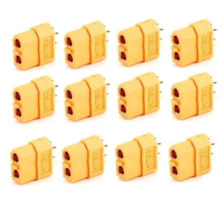 12 STK XT60 kontakter Kontakter Plugger 12 STK XT60-F 12 STK XT60-F