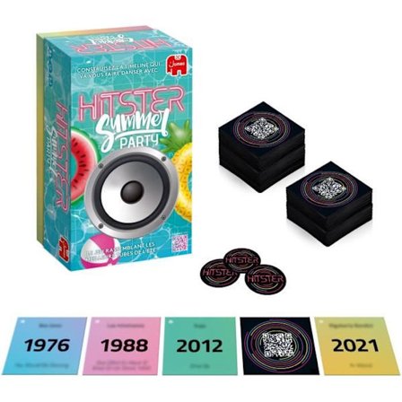 Festspill - DUJARDIN - Hitster Summer - Fra 16 år og oppover - Setting - 2 spillere eller flere