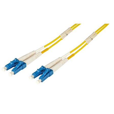 EFB ELEKTRONIK ECOFIBER - Nettverkskabel - LC-enkeltmodus (hann) til LC-enkeltmodus (hann) - 5 m - fiberoptisk - 9 / 125 micron - halogenfri - gul