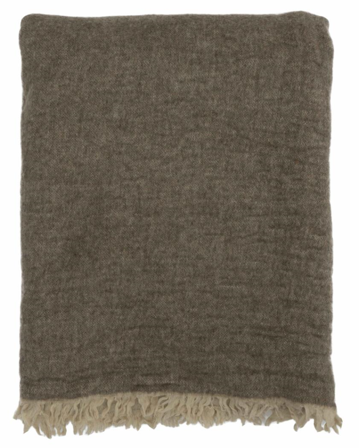 Rebell Milano Pledd Brun-Beige 130x170