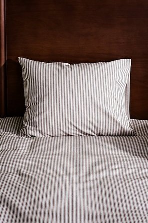 Jotex - Kussensloop Organisch Bruin/wit Bruin/wit - ESSA - Koop Kussenslopen bij Jotex