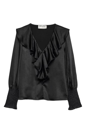 Vero Moda | Awbea Ls V-Neck Frill Blouse | S