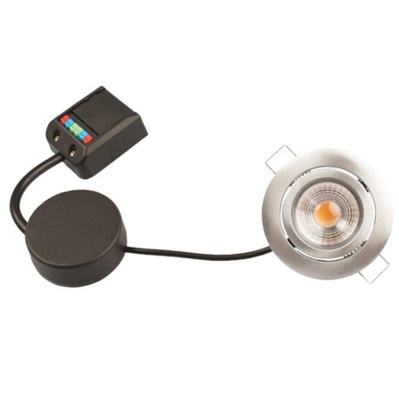 Scan Products Claudia Downlight 2700 K, 4,5 W Børstet aluminium, Belysning