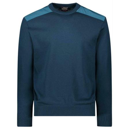 Paul & Shark Round-neck Knitwear , Blauw , Heren , Maat: 2XL Truien & Vesten