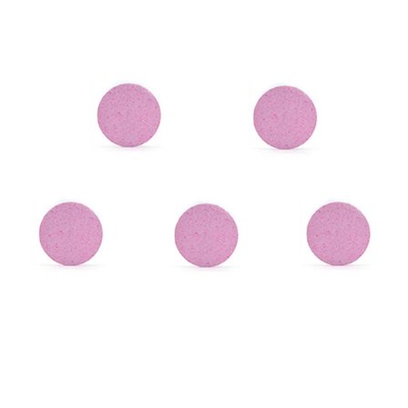 100 stk. Naturlig træmasse svamp cellulose komprimeret kosmetisk puff ansigtsrensende svamp ansigtspleje makeupfjerner værktøjer