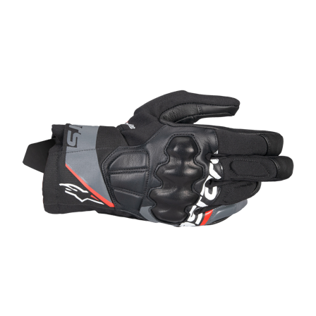 Gants Moto Alpinestars Corozal V3 Drystar Noir/Gris Foncé/Rouge Fluo L
