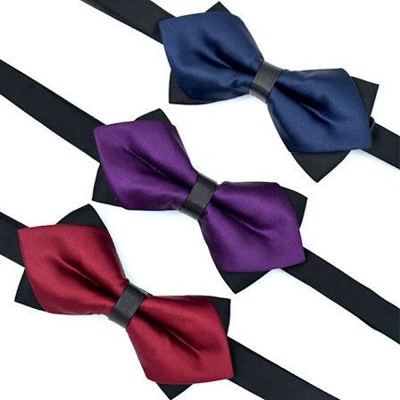 3 herre bryllup sløyfe forretningsdress polyester dobbelt lag ne