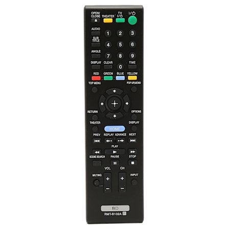 Fjernbetjening Udskiftning Kompatibel med BDP S350 S350B S780 S550 BX1 DVD-afspiller Kompatibel med RMT B102A Modeller