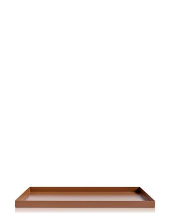 Tray 390X250X20Mm Home Decoration Decorative Platters & Bowls Brun Cooee Design