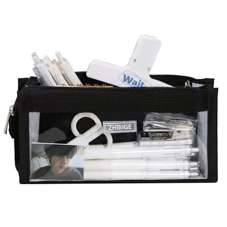 Pennpåse Pennlåda SVART - spot försäljning