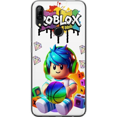 Yhteensopiva Puhelinkuori Huawei Huawei P Smart Z Värikäs Roblox-kuvitus pelihahmolla, leluilla ja energialla, täydellinen pelifaneille ja modernii