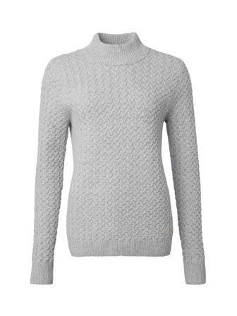 Minley Mockneck Wool Pullover Damen