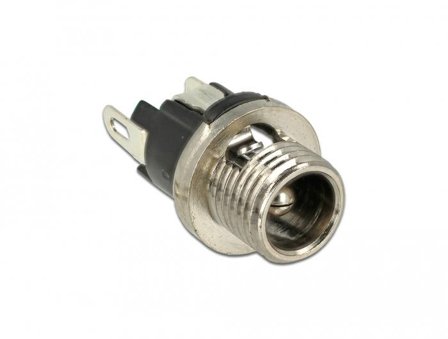 Delock strømkontakt - DC-jakk 5,5 mm x 9,5 mm (ID: 2,5 mm)