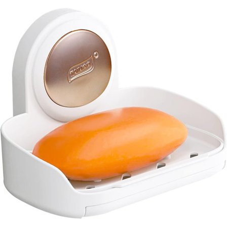 Ingen boring Sugekop Sæbeskål, Vægmonteret Bruse Sæbeskål