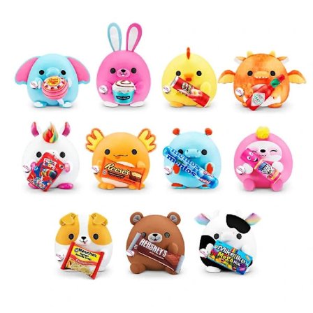 Mini Brands Snackle Stor Plysch (Stilar Varierar), TH