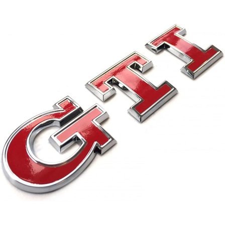 Volkswagen GTI bagasjeromsmerke i kromrød - 5G0853675Acjzq