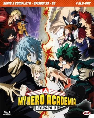 My Hero Academia - Stagione 03 The Complete Series (Eps 39-63) (4 Blu-Ray)