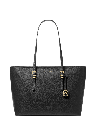 Michael Kors Quinn Large Pebbled Leather Tote Bag Handväskor Dam Svart ONESIZE