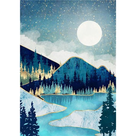 30x40cm 5D DIY Diamantmaleri Fuld, Abstrakt Maleri Serie#T,D