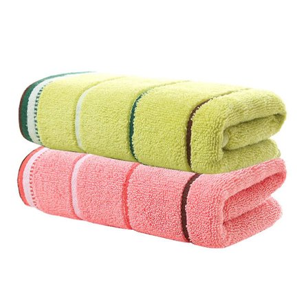 2-delt sæt med bomulds badehåndklæder, størrelse 70*140 cm, meget absorberende, lette badehåndklæder