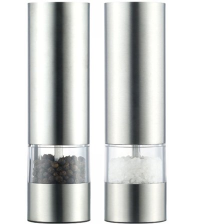 Nod Elektrisk salt-/pebersæt, rustfrit stål - Rustfri stål | KitchenOne