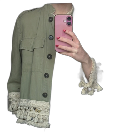 Grön overshirt från Zara