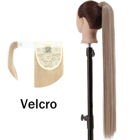 MERISIHAIR 55 85cm synteettinen poninhäntä pitkä suora viini punainen blondi ponipyrstö hiuspidennykset lämmönkestävä kortehiuskorte