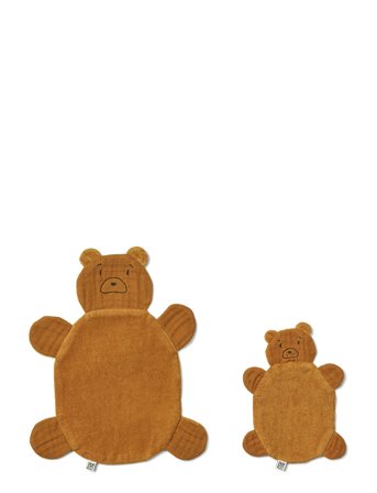 Liewood Janai Cuddle Cloth 2-Pack - Brown - ONE SIZE