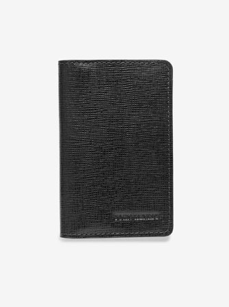 John Henric Men's Schwarzer Kartenetui Size Onesize