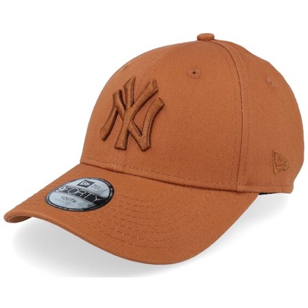 New Era - MLB Brun adjustable Kasket - New York Yankees League Essential 9FORTY Brown/Brown Adjustable @ Hatstore
