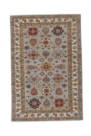 Tapis Kazak Ariana 203X306 Marron/Jaune Foncé (Laine, Afghanistan)