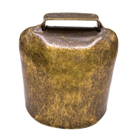 Antikke Metall Kubjeller, Høye Heste- og Sauebjeller, Husdyrbjeller for Gårdsbruk