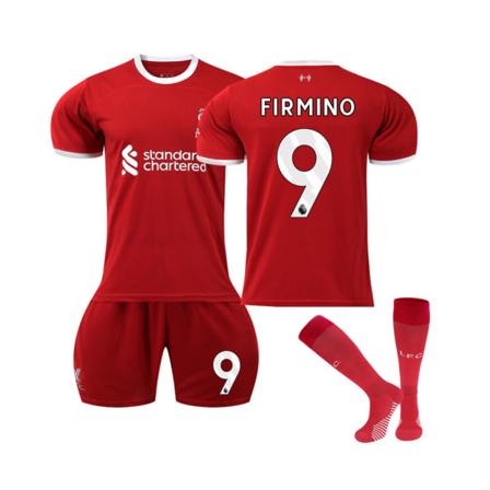 2023/24 Liverpool hemmatröja #9 Firmino fotbollströja för barn, vuxna S(165-170CM)