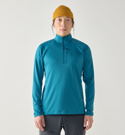 Haglöfs Korp Mid Halfzip Men Deep Teal - Herren - M