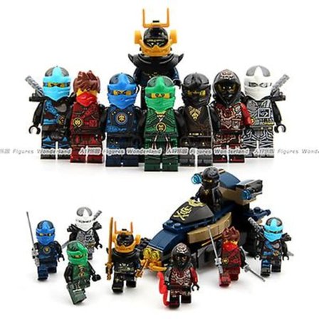 Minifigurer Pussel Montering Byggklossar Leksaker