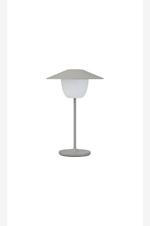 Blomus - LED-lampa Ani Mini 21,5 cm - Grå - Uppladdningsbara lampor - Från Homeroom