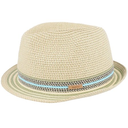 Barts - Beige - straw - Hat - Kids Hare Hat Straw Blue Trilby - Hatstore