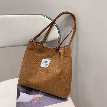 Sling Axelväskor Tygväska MÖRKBRUN