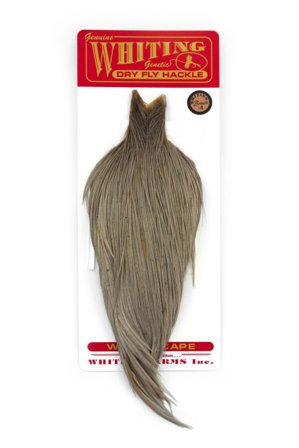Whiting Bronze Cape White dyed Medium Dun