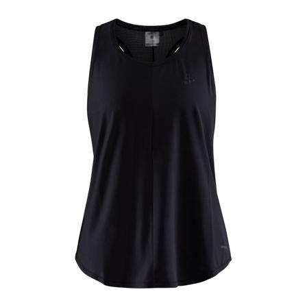 Craft Women's Core Charge Rib Singlet Women Short sleeved fitness sweater Black S