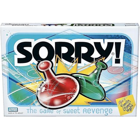 Hasbro Gaming Sorry! Parker Brothers Familiebrettspill for 2