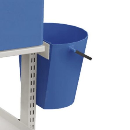Treston 83577349 Søppeldunkstativ grå, ESD, Garasjeinnredning & oppbevaring
