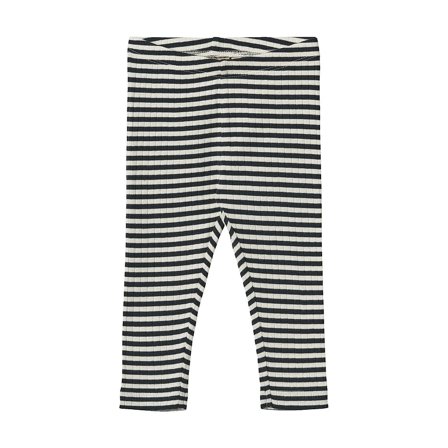 WHEAT Jersey Leggings Jules Baby Navy Rib Stripe Str 86/18 m, Tøj & Bolig, Børnetøj, Børnestrømpebukser