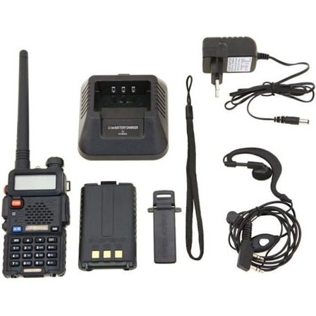 Baofeng UV-5R Walkie Talkie FM VHF/UHF Dubbelbandradio, Di - Perfet