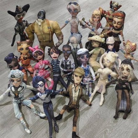 Ny Identity V Råtta Torkad Figurin Abstrakt Docka Födelsedagspresent - Ledad Bomulls docka Abstrakt Docka