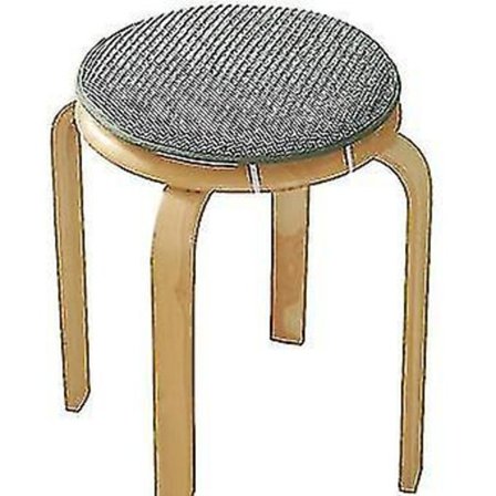 Rund fastmontert seteputer i rotting med svamp