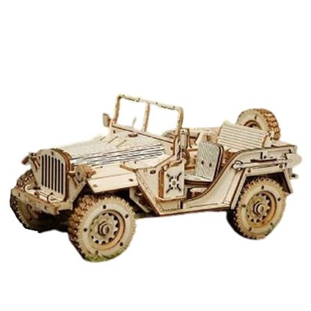 Upouusi Super 3D -puinen palapeli aikuisille - mekaaniset automallisarjat - aivopähkinäpalapelit